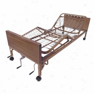 Drive Medical Manual Hospital Bed And Full Length Side Rails