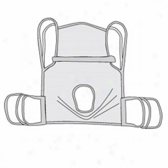 Drive Medical One Piece Commode Sling With Positioning Strap And Commode Cutout Option Small