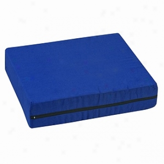 Duro-med Pincore Cushion W Polyester Cotton Cover, 16  X 18  X 4 , Navy