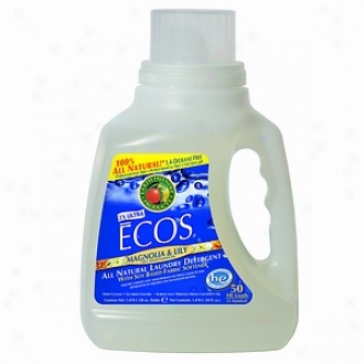 Earth Peaceable Products Ecos Ultra Concentrated 2x Laundry Detergent  Magnolia Lily