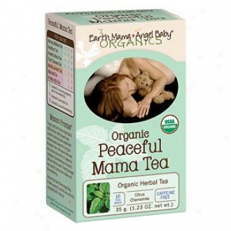 Earth Mama Angel Baby Organic Herbal Supper For Queasy Mamas, Peaceful Mama