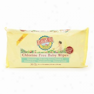 Earth's Best Tendercare Chlorine Free Baby Wipes Refill Pack, Travel Pack