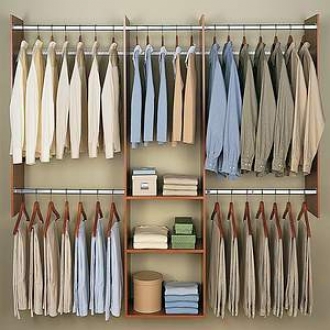 Easy Track Closet Easy Track 4' To 8' Deluxe Starter Closet Rb1460-c.pk