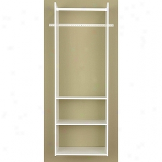 Easy Track Closet Easy Ttack White Hanging Tower ClosetR v1472.pk