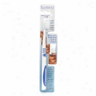 Eco-dent Terradent Med5 Replaceable Head Toothbrush, Adult/soft
