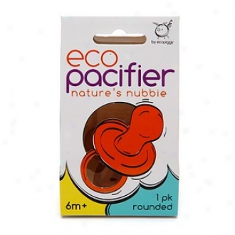 Ecopacifier Nature's Nubbie, Rounded Affectionate Pacifier, 6m+