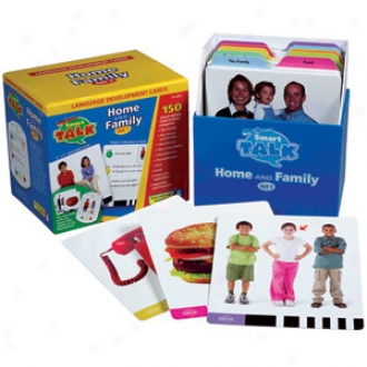 Educational Insights Smart Talk, Card Sets, #1 Home &am0; Family, Ei-2691 Ages 3+