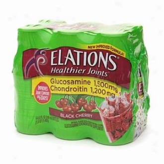 Elations Healthier Joints Glucosamine/chondroitin Liquid Supplemet, Black Cherry
