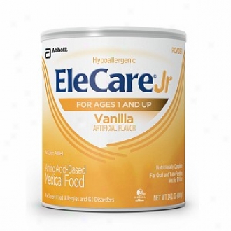 Elecare Jr Amino Acid Based Medical Aliment, Powder, Ages 1+, Vanilla