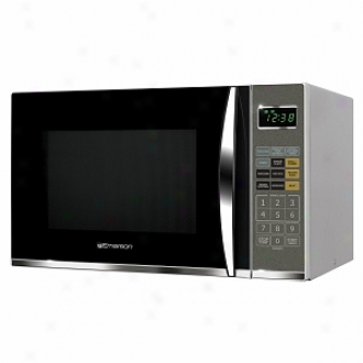 Emerson 1100 Watt Black & Stainless Steel Microwave Oven & Grill Mwg9115sl