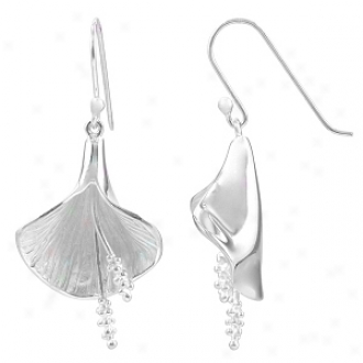 Emitations Addison's Dangle Earrings - Sterling Silver, African Lily