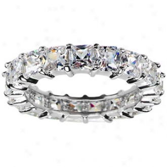 Emitations Aren's Princess Cu Cz Stackable Eternity Ring, 7