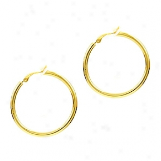 Emitations Charline's Clip-on Hoop Earrings - Gold, Extra Large, Gold