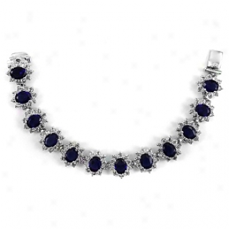 Emtiations Kate Middleton Inspired Sapphire Bracelet, Sapphire