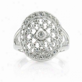 Emitations Leeva's Cz Brilliant Wedding Ring - Sterling Silver, 5