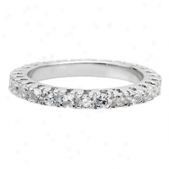 Emitations Selma's Thin Stackable Cz Eternity Band Ring, 9