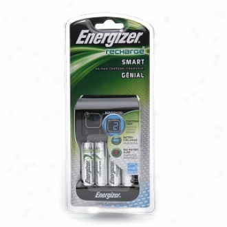 Energizer Recharge Smart Aa/aaa Charger With 4 Aa Batteries Included