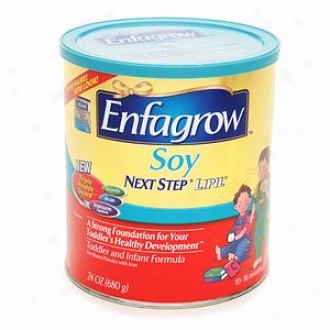 Enfagrow Soy Next Step Lipil, Toddler And Infant Formula, Soy- Based Powder With Iron