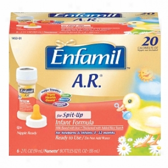 Enfamil A.r. Infant Formula In the place of Spit-up, 20 Calorie/fl Oz Nursettes, 0-3 Months