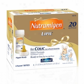 Enfamil Nutramigen Lipil For Colic (dha & Ara) 20 Calories/fl Oz, Nursette Bottle