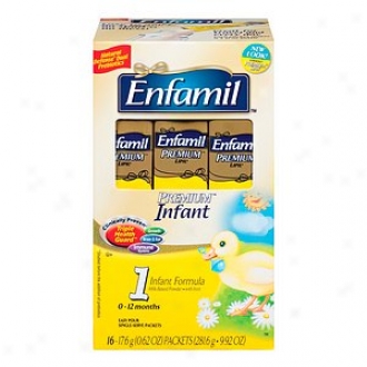 Enfamil Premium Infant Powder Formula 1, 0-12 Months, 16 Packets