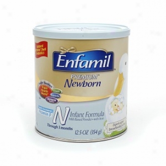 Enfamil Premium Nwwborn Infant Comminute Formula, Powdrr, 0-3 Months