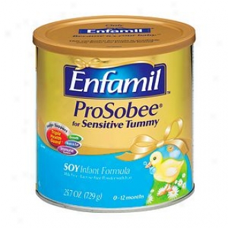 Enfamil Prosobee Soy Infant Formula For Sensitive Tummy, Powder, 0-12 Months