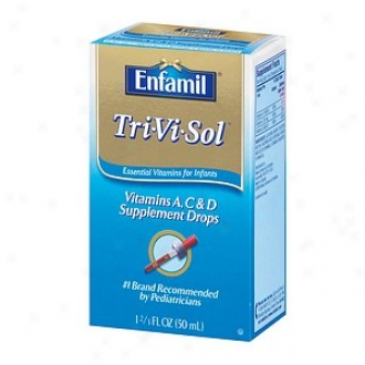 Enfamil Tri-vi-sol Supplement Drops, Vitamins A,d & C For Infants