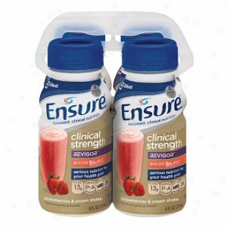 Ensure Clinical Strength Nutrition Shake With Revigor & Immune Balance, Strawberries & Choice part