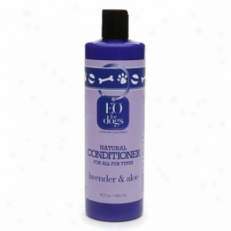 Eo Natural Dog Conditioner For All Fur Types, Lavender & Aloe