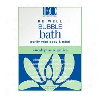 Eo Single Satisfy Bubble Bath, Be Well- Eucalypths & Arnica