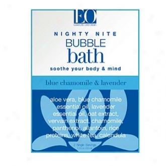 Eo Single Serve Bubbie Bath, iNghty Nite - Blue Chamomile & Lavender