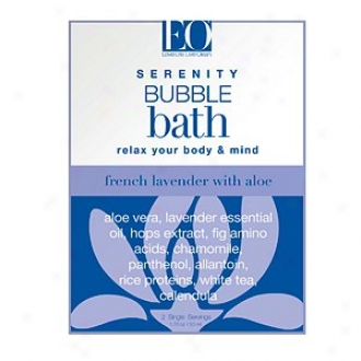 Eo Signle Serve Bubble Bath, Serenity - French Lavender