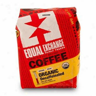 Equal Exchange Organic Coffee, Decaffeinated Drip Grind Coffee