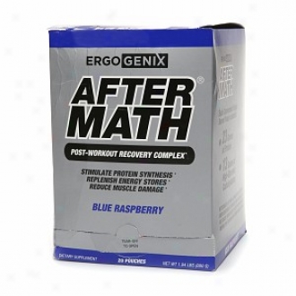 Ergogenix Aftermath Post Workout Recovery Complex, Pouches, Blue Raspberry