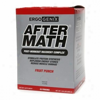 Ergogenis Aftermath Post Workout Recruiting Complex, Pouches, Fruit Punch