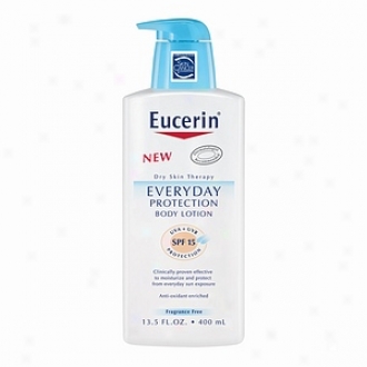 Eucerin Everyday Protection Body Lotion, Uva + Uvb Spf 15 Protection