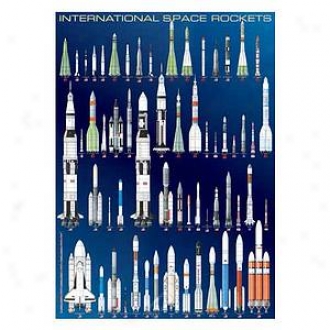 Eurographics Inc Int3rnational Space Rockets: 1000 Pc Ages 12 And Up