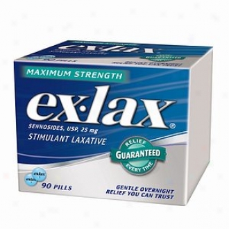 Ex-lax Maximum Strrngth Stimulant Laxative, Pills