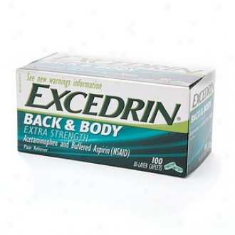 Excedrin Extra Strength Caplets, Back & Body Acetaminophen And Buffered Aspirin Bi-layer