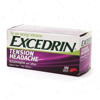 Excedrin Tension Headache Caplets, Tension Headache Acetaminophen And Caffeine Aspirin Free Pain Reliever