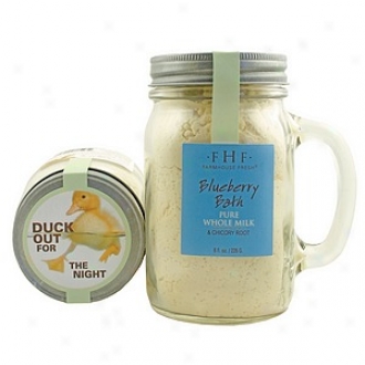 Farmhouse Fresh Powder Innocent Whole Milk Bath Soak With Chicory Root, Bpueberry