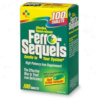 Ferro-sequels High Potency Iron Supplement Tablets