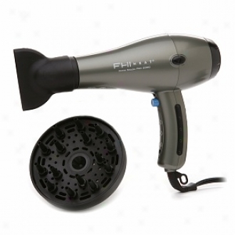 Fhi Heat Nano Salon Pro 2000 Turbo Professional Hair Dryer, Gray