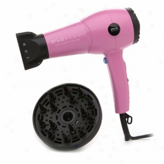 Fhi Heat Nano Weight Pro 1900 Turbo Professional Salon Hair Dryer, Pink