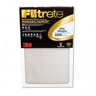 Filtrete Elite Allergen Reduction Filter, 2200 Mpr, 14x25x1
