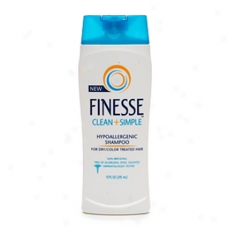 Finesse Clean & Simple Hypoallergenic Shampoo For Dry/color Treated Hair