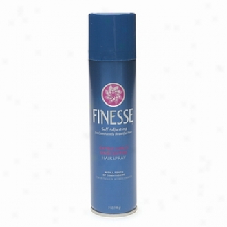 Finesse Self Adjusting Unscented Hairspray, Extra Hold