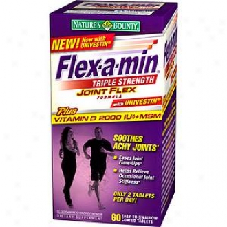 Flex-a-min Glucosamine Chondroitin Msm, Maximum Strength, Coated Tablets