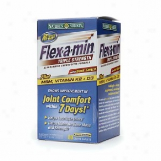 Flex-a-min Triple Strength Glucosamine Chondroitin Formula, Coated Caplets